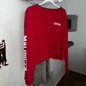 Point Dume Long Sleeve Crop Top